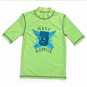 Cherokee Boys Neon Wave Warrior Rash Guard M 8/10